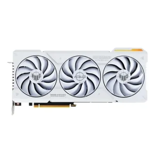 ASUS TUF GAMING OC GeForce RTX 4070 Ti 12GB White – NVIDIA Ada Lovelace RTX 4070 Ti GPU, 7680 CUDA Cores, 12GB GDDR6X 192-bit, OC Mode up to 2760 MHz, PCIe 4.0, Triple Axial-Tech Fans Cooling, 2x HDMI 2.1a & 3x DisplayPort 1.4a, 305 mm White High-Performance Gaming Graphics Card