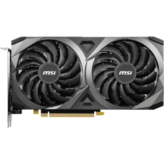 MSI GeForce RTX 3050 VENTUS 2X OC 8GB – NVIDIA Ampere GPU, 2560 CUDA Cores, 8GB GDDR6 128-bit, 1807 MHz Boost, PCIe 4.0 x8, Dual TORX Fan Cooling, 3x DisplayPort 1.4a & HDMI 2.1 Outputs, 235 mm Black Gaming Graphics Card