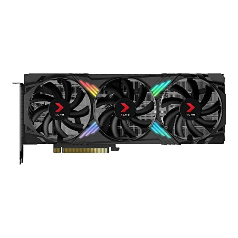 PNY XLR8 Gaming VERTO EPIC-X RGB NVIDIA GeForce RTX 4070 12GB – 5888 CUDA Cores, GDDR6X 12 GB 192-bit, PCIe 4.0 x16, Triple Fan Cooling with ARGB RGB, Boost ~2520 MHz, 3x DisplayPort 1.4a + HDMI 2.1 Outputs, Dual-Slot 305 mm Black Gaming GPU - Featured Image