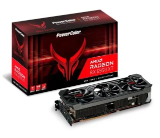 PowerColor Red Devil OC Radeon RX 6950 XT 16GB GDDR6 PCIe 4.0 Graphics Card – AMD RDNA 2 GPU, 5120 Stream Processors, 256-bit 16 GB Memory, OC Up to ~2435 MHz Boost, Triple-Fan Active Cooling, HDMI 2.1 & 3x DisplayPort, 320 mm Black Enthusiast GPU