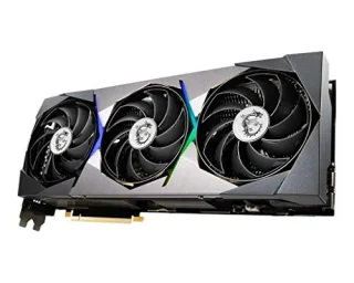 MSI GeForce RTX 3090 SUPRIM X 24G 24GB GDDR6X PCIe 4.0 Graphics Card – NVIDIA Ampere RTX 3090 GPU with 10496 CUDA Cores, 1860 MHz Boost, 384-bit 24 GB Memory, TORX Fan Cooling & Triple-Slot Heatsink, 3x DisplayPort 1.4a & HDMI 2.1, 336 mm Silver Gaming GPU