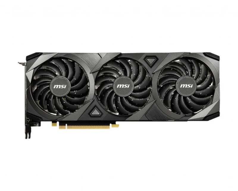 MSI GeForce RTX 3090 VENTUS 3X 24G OC 24GB Black 305 mm – NVIDIA Ampere RTX 3090 GPU, 10496 CUDA Cores, 24 GB GDDR6X 384-bit, PCIe 4.0 x16, Boost 1725 MHz, Triple TORX 3.0 Fans, 3x DisplayPort 1.4a & HDMI 2.1, VR Ready Gaming Graphics Card - Featured Image
