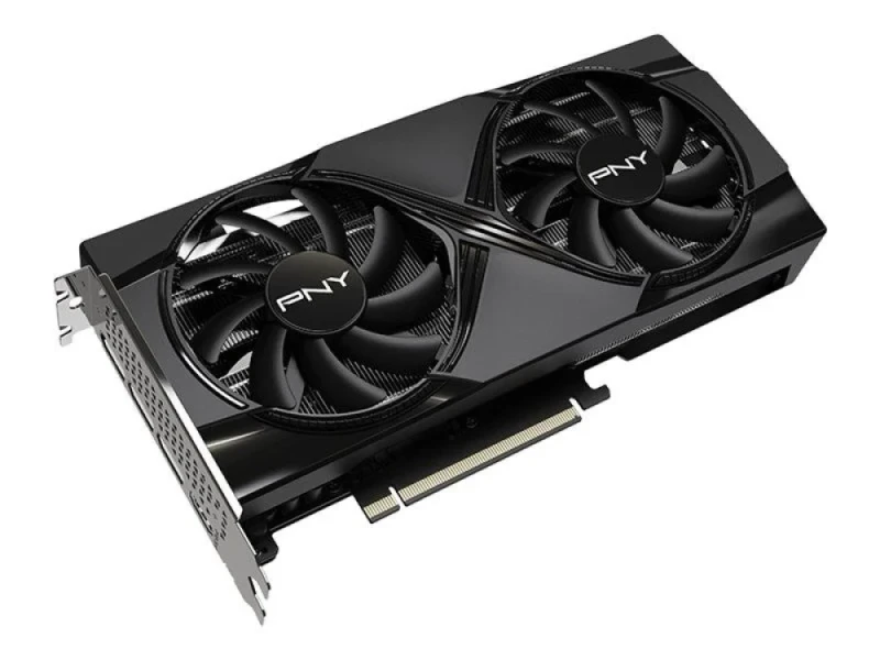 PNY GeForce RTX 5060 Ti Dual Fan 16GB Graphics Card – NVIDIA Blackwell RTX 5060 Ti GPU, 4608 CUDA Cores, 16 GB GDDR7 128-bit Memory, 448 GB/s Bandwidth, PCIe 5.0 x8, Dual-Fan Cooling, Dual-Slot, HDMI 2.1b & 3x DisplayPort 2.1b, 245 mm Length, 180 W TDP - Featured Image