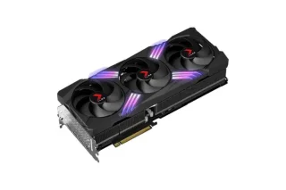 PNY XLR8 Gaming VERTO EPIC-X RGB OC GeForce RTX 4080 SUPER 16GB GDDR6X Graphics Card – PCIe 4.0, 10240 CUDA Cores, 2295 MHz Base / 2595 MHz Boost, Triple Fan Cooling with ARGB, 256-bit 736 GB/s Memory, 3x DisplayPort 1.4a + HDMI 2.1, 3.5-Slot Design, Includes 16-pin to 3x 8-pin Adapter – high-performance GPU for 4K/AI gaming and creative workloads.