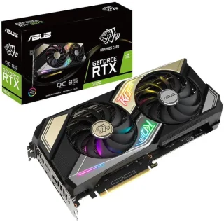 ASUS KO Gaming OC GeForce RTX 3070 8GB Graphics Card – NVIDIA Ampere GPU, 5888 CUDA Cores, 256-bit 8 GB GDDR6 14 Gb/s, PCIe 4.0 x16, Boost Clock ~1845 MHz OC, Dual-Fan Axial-Tech Cooling, 2x HDMI 2.1 & 3x DisplayPort 1.4a, 275 mm Black/Silver
