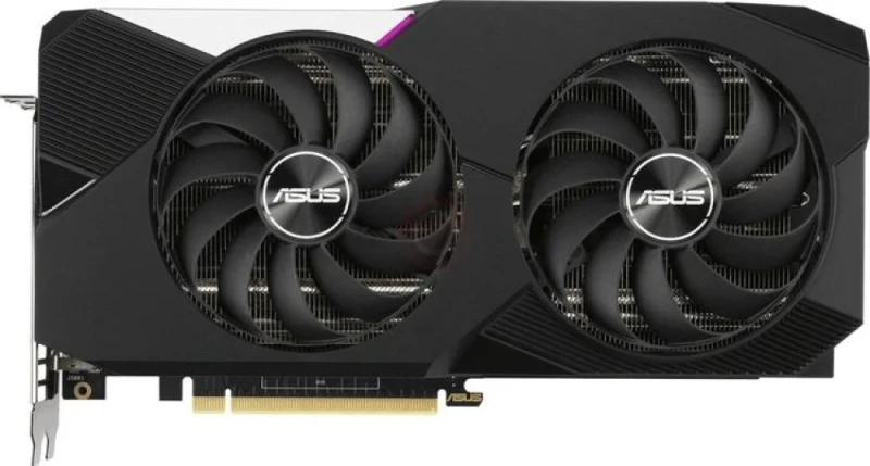 ASUS Dual OC V2 GeForce RTX 3070 LHR 8GB GDDR6 PCIe 4.0 Graphics Card – NVIDIA Ampere GPU, 5888 CUDA Cores, 256-bit 8 GB GDDR6 14 Gb/s, Dual-Fan Axial-Tech Cooling, 3x DisplayPort 1.4a & 2x HDMI 2.1, 267 mm Black - Featured Image