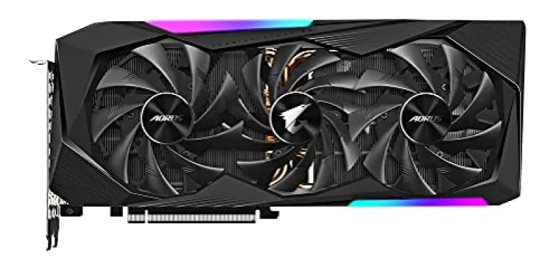 GIGABYTE AORUS Radeon RX 6800 MASTER 16GB GDDR6 Graphics Card – AMD RDNA2 Radeon RX 6800 GPU, 3840 Stream Processors, 256-bit 16 GB GDDR6 16 Gbps, Triple-Fan MAX-Covered Cooling, PCIe 4.0 x16, 2x HDMI 2.1 & 2x DisplayPort 1.4a, Black 324 mm - Featured Image