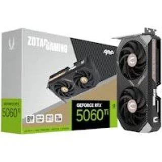 ZOTAC GAMING AMP NVIDIA GeForce RTX 5060 Ti 8GB GDDR7 PCIe 5.0 x8 Graphics Card – 4608 CUDA Cores, 128-bit Memory, 2632 MHz Boost, Dual 90 mm IceStorm 2.0 Fans, 3x DisplayPort 2.1b & HDMI 2.1b, SFF-Ready Dual-Slot Black GPU ~220 mm Length