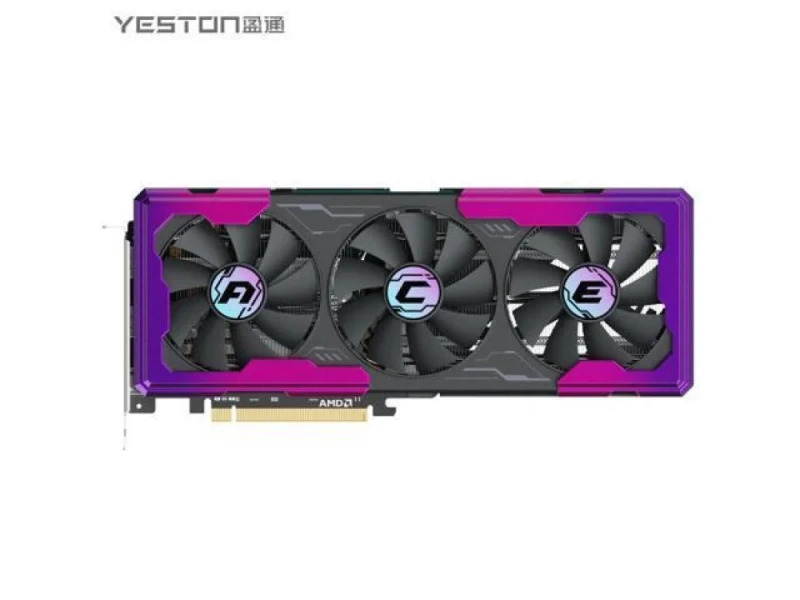 Yeston Game Ace Radeon RX 9060 XT 16GB GDDR6 PCIe 5.0 Graphics Card – AMD RDNA 4 Navi48 GPU, 2048 Stream Processors, 318 mm Length, Triple-Fan Cooling, 2x DisplayPort & HDMI Outputs, 20 Gbps Memory, 128-bit Bus, Pink/Black Design for 1080p & Creative Performance - Featured Image