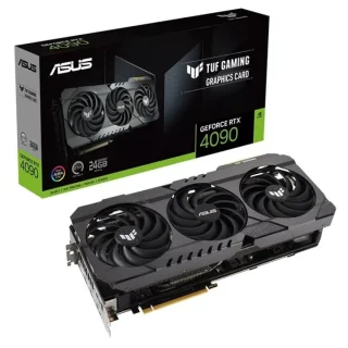 ASUS TUF Gaming OG NVIDIA GeForce RTX 4090 24GB GDDR6X Graphics Card – Ada Lovelace RTX 4090 GPU with 16,384 CUDA Cores, 384-bit 24 GB Memory, PCIe 4.0 x16, Axial-Tech Triple Fans, 2x HDMI 2.1a & 3x DisplayPort 1.4a, Black 326 mm Length, 3.2-Slot Design for 4K/AI/RTX Gaming