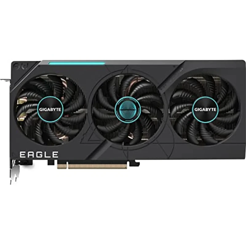 Gigabyte EAGLE OC GeForce RTX 4070 12GB GDDR6X PCIe 4.0 Graphics Card – NVIDIA Ada Lovelace 5888 CUDA Cores, 192-bit Memory Bus, 261 mm Black WINDFORCE 3X Triple-Fan Cooling, 3x DisplayPort 1.4a & HDMI 2.1a, Compact Gaming GPU - Featured Image