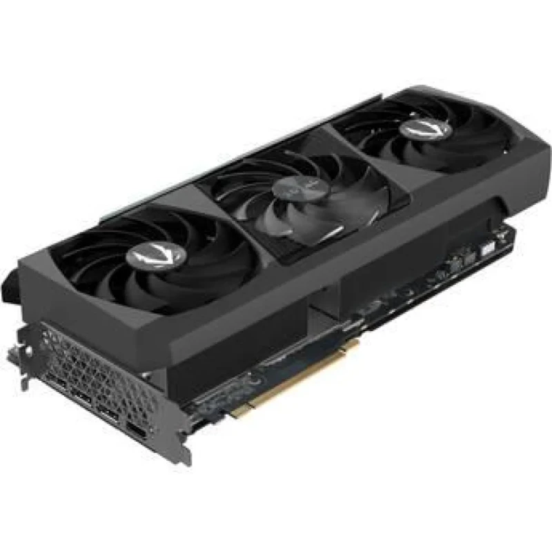 ZOTAC GAMING GeForce RTX 3090 Ti AMP Extreme Holo 24GB GDDR6X PCIe 4.0 Graphics Card – Black Triple-Slot 356 mm GPU with 10752 CUDA Cores, 384-bit Memory Bus, 21 Gbps GDDR6X, IceStorm 2.0 Cooling, SPECTRA 2.0 RGB, Dual BIOS, 3x DisplayPort 1.4a & HDMI 2.1 - Featured Image