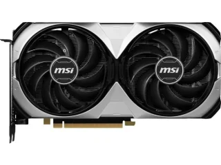 MSI GeForce RTX 4070 Ti VENTUS 2X OC 12GB GDDR6X PCIe 4.0 Graphics Card – 7680 CUDA Cores, Boost ~2640 MHz, 192-bit Memory, Dual Torx 4.0 Fan Cooling, 3x DisplayPort 1.4a & HDMI 2.1a, Compact 242 mm Length Silver/Black (VENTUS 2X 12G OC)