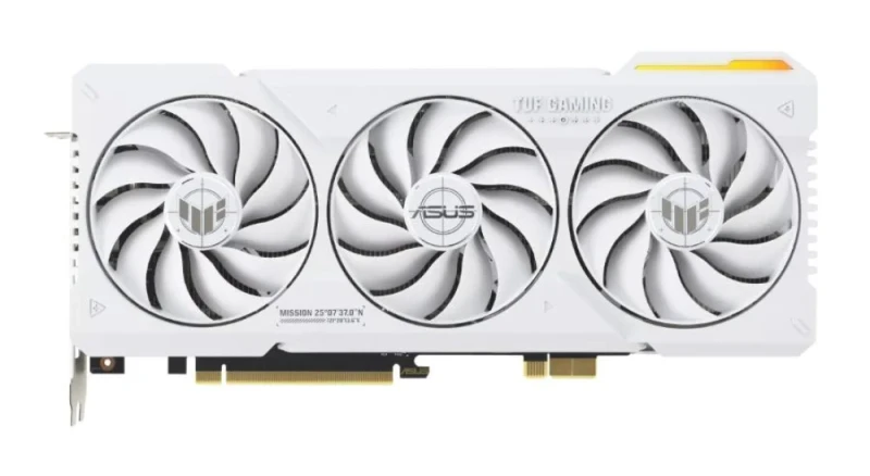 ASUS TUF Gaming BTF OC GeForce RTX 4070 Ti SUPER 16GB GDDR6X PCIe 4.0 Graphics Card – 8448 CUDA Cores, OC 2670 MHz Boost, 305 mm Length, 3x DisplayPort 1.4a & 2x HDMI 2.1a, Triple-Fan Axial-Tech Cooling, White (TUF-RTX4070TIS-O16G-BTF-WHITE) - Featured Image