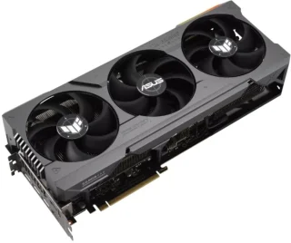 ASUS TUF GAMING GeForce RTX 4090 24GB GDDR6X PCIe 4.0 Graphics Card – NVIDIA RTX 4090, 16384 CUDA Cores, 384-bit Bus, 21 Gb/s Memory, Triple-Fan Axial-Tech Cooling, 3x DisplayPort 1.4a & 2x HDMI 2.1a, Black/Grey 348 mm Length, 3.65-Slot
