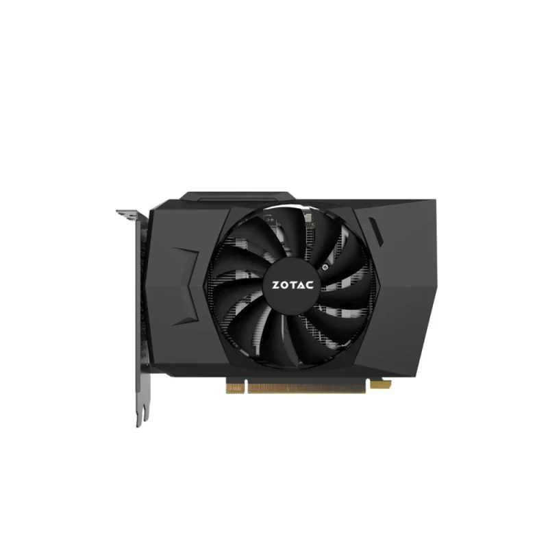 ZOTAC GAMING SOLO GeForce RTX 3050 8GB – NVIDIA Ampere GPU with 2560 CUDA Cores, 8GB GDDR6 128-bit Memory, Boost up to ~1777 MHz, PCIe 4.0 x8 Graphics Card, Compact 168 mm Length, Single Fan Active Cooling, 3x DisplayPort 1.4a + HDMI 2.1 Outputs, Dual-Slot Black Design, ~450 W PSU Recommended - Featured Image