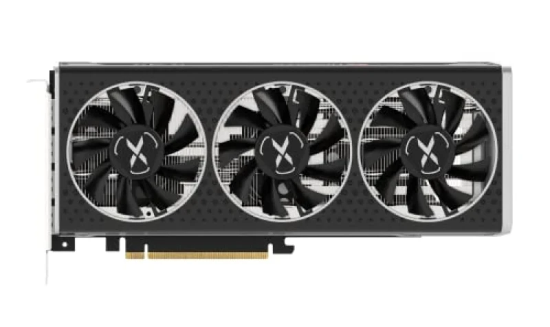 XFX Speedster MERC 308 Black AMD Radeon RX 6650 XT 8GB GDDR6 Graphics Card – AMD RDNA 2 Navi 23 GPU, 8 GB 128-bit Memory, PCIe 4.0 x16, Triple-Fan Cooling, Boost ~2694 MHz, 1x HDMI 2.1 & 3x DisplayPort 1.4a, Dual-Slot / 2.5-Slot 274 mm Black/Silver Gaming GPU - Featured Image
