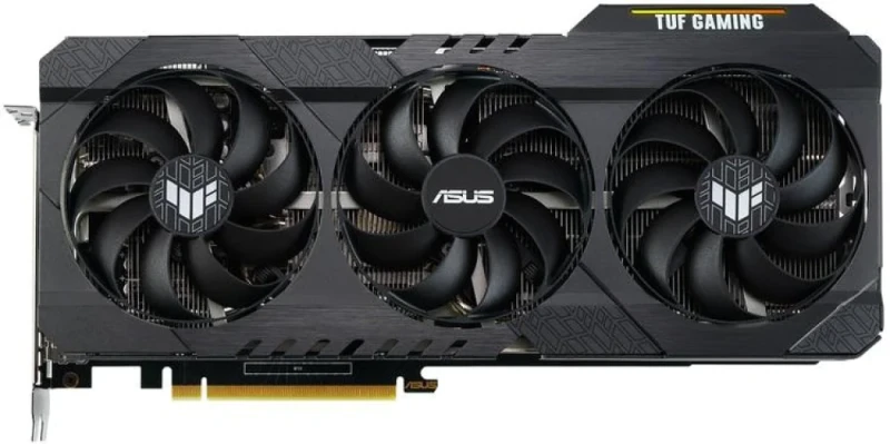 ASUS TUF GAMING OC NVIDIA GeForce RTX 3060 Ti 8GB GDDR6 Graphics Card – NVIDIA Ampere Architecture, 4864 CUDA Cores, 256-bit Memory, OC Boost up to ~1785 MHz, PCIe 4.0 x16, Triple-Fan Axial-Tech Cooling, 2x HDMI 2.1 & 3x DisplayPort 1.4a, 301 mm Black Dual-Slot Gaming GPU - Featured Image