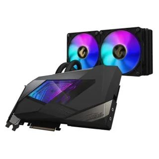 Gigabyte AORUS XTREME WATERFORCE GeForce RTX 3080 10GB Black/Silver 252 mm – NVIDIA Ampere GPU, 8704 CUDA Cores, 10GB GDDR6X 320-bit 760 GB/s, PCIe 4.0 x16, Liquid WATERFORCE AIO Cooling with 240 mm Radiator & ARGB, 3x DisplayPort 1.4a, 3x HDMI 2.1/2.0, 750 W PSU Recommendation High-End Liquid-Cooled Gaming Graphics Card