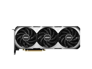 MSI VENTUS 3X GeForce RTX 4070 Ti SUPER 16GB GDDR6X Graphics Card, 308 mm Triple-Fan Cooling, PCIe 4.0, 8448 CUDA Cores, 256-bit, HDMI 2.1a & DisplayPort, 285 W TDP, Recommended 700 W PSU – Black/Silver