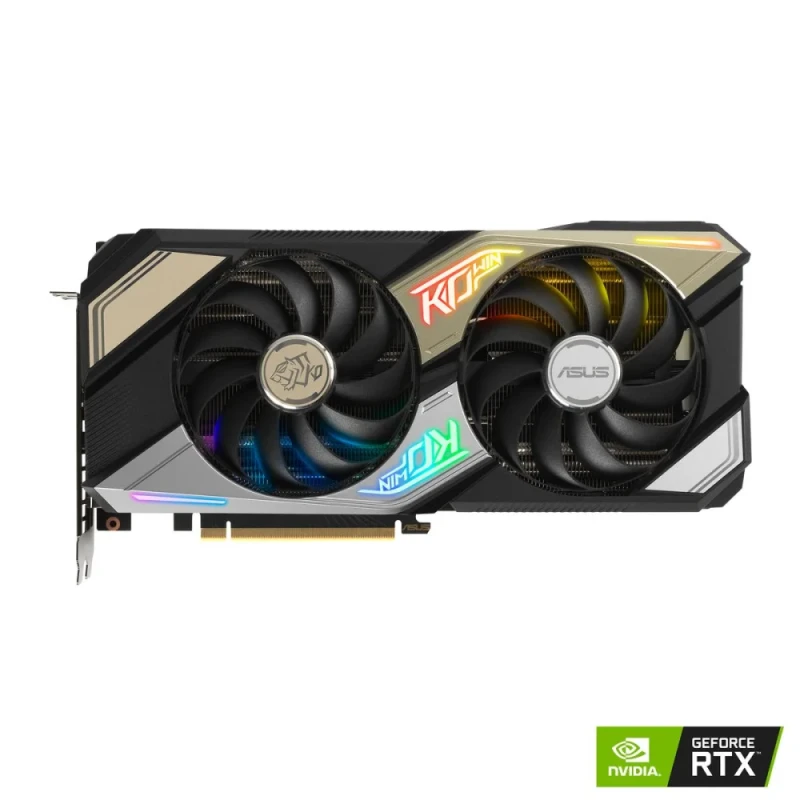 ASUS KO OC V2 GeForce RTX 3060 12GB Graphics Card – NVIDIA Ampere 3584 CUDA Cores, 192-bit GDDR6, Up to ~1882 MHz Boost, PCIe 4.0 x16, Dual Fan Cooling, 2x HDMI 2.1 & 3x DisplayPort 1.4a, 275 mm Length, Black/Silver - Featured Image