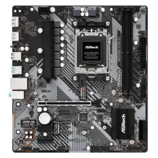 ASRock B650M-H/M.2+ AM5 Micro-ATX Motherboard – AMD B650 Chipset, Socket AM5 for Ryzen 7000/8000/9000, Dual DDR5 DIMM up to 6400+ OC, 1x PCIe 4.0 x16, 2x PCIe 4.0 x1, 1x Blazing M.2 (PCIe 5.0) + 1x Hyper M.2 (PCIe 4.0), HDMI & DisplayPort, Gigabit LAN, 6x USB 3.2 Gen1 + USB-C – Compact DDR5 Board