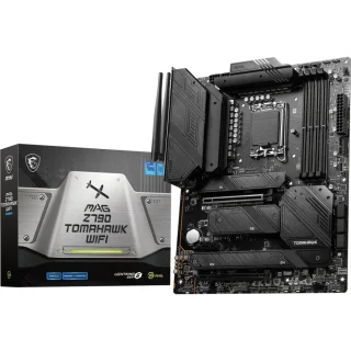 MSI MAG Z790 TOMAHAWK WIFI ATX Intel Z790 Motherboard – LGA 1700 for 12th/13th/14th Gen Intel CPUs, 4x DDR5 up to 7200+ OC, 4x M.2 & 7x SATA, PCIe 5.0 x16 + PCIe 4.0/3.0, Intel 2.5Gb LAN & Wi-Fi 6E/Bluetooth 5.3, USB-C 20 Gbps + Multi-USB, HDMI 2.1 & DisplayPort 1.4 – Premium Gaming Board