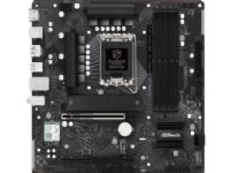 ASRock B760M PG Lightning WiFi Micro-ATX LGA1700 Motherboard – Intel B760 Chipset, Supports 14th/13th/12th Gen Core CPUs, 4x DDR5 DIMM up to 7200+ MHz (OC), PCIe 5.0 & PCIe 3.0 x16, 3x M.2 Gen4x4 & 4x SATA3, 2.5 Gb LAN, Wi-Fi 6E & Bluetooth 5.3, HDMI & DisplayPort, Realtek ALC897 7.1 Audio - Featured Image