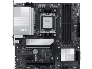 MSI PRO B850M-A WIFI Micro-ATX AM5 Motherboard – AMD B850 Chipset, Supports Ryzen 9000/8000/7000 CPUs, DDR5 up to 8200+ MT/s, Dual-Channel 256 GB, PCIe 5.0 x16 & PCIe 4.0 x4, 2x M.2 & 4x SATA 6 Gb/s, Wi-Fi 7 (802.11be) & Bluetooth 5.4, Realtek 5 Gb LAN, HDMI & DisplayPort, 7.1-Ch Audio, EZ M.2 Shield Frozr & Pre-Installed I/O Shield