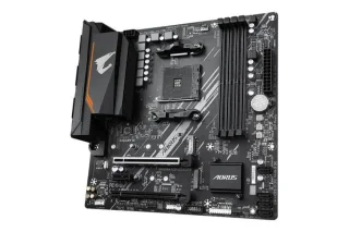 Gigabyte B550M AORUS ELITE Micro-ATX AM4 Motherboard – AMD B550 Chipset, AM4 Socket, Supports Ryzen 5000/4000/3000 Series, Dual Channel DDR4 up to 4733+ MHz, Dual M.2 PCIe 4.0/3.0, Realtek GbE LAN, HDMI & DVI, USB 3.2 Gen1, Smart Fan 5 & RGB Fusion