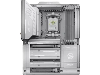 MSI MAG X870E TOMAHAWK MAX WIFI PZ ATX Motherboard – AMD X870E AM5, DDR5 up to 8400+ MT/s, 4x DIMM, PCIe 5.0 & PCIe 4.0, Quad M.2 Slots (2x Gen5/2x Gen4), Wi-Fi 7 & Bluetooth 5.4, 5 GbE LAN, USB4 & USB 3.2, HDMI 2.1, 7.1-Ch HD Audio, Extended Frozr Heatsink, EZ DIY Features