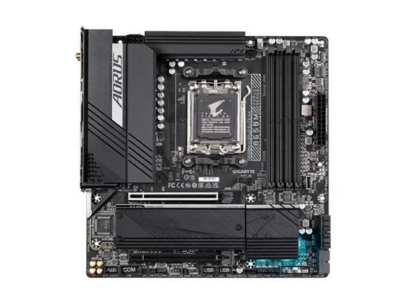 Gigabyte B650M AORUS ELITE AX Micro-ATX Motherboard – AMD B650 AM5, DDR5 up to 8000 MT/s, 4x DIMM, PCIe 5.0 x4 & PCIe 4.0 M.2, 2.5GbE LAN & Wi-Fi 6E (RTL8852CE), Realtek ALC897 Audio, USB 3.2 Gen 2x2 Type-C, HDMI 2.1 & DisplayPort, EXPO/XMP Support - Featured Image
