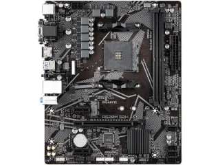 Gigabyte A520M S2H Micro-ATX Motherboard – AMD A520 Chipset, AM4 Socket, DDR4 up to 5100 MT/s, Dual DIMM Memory, 1x PCIe 3.0 x16 & 2x PCIe 3.0 x1 Slots, 1x M.2 PCIe 3.0 x4, Realtek Gigabit LAN, HDMI/DVI-D/VGA, USB 3.2 Gen 1 & USB 2.0, 7.1-Channel Audio, Ultra Durable Design