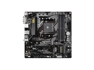 Gigabyte B550M DS3H Micro-ATX Motherboard – AMD B550 Chipset, AM4 Socket for Ryzen 3000/4000/5000 CPUs, DDR4 up to 4733 MHz, Dual M.2 (PCIe 4.0/PCIe 3.0), 4x SATA 6 Gb/s, Realtek Gigabit LAN, PCIe 4.0 x16, HDMI & DVI-D, USB 3.2 Gen1 & USB 2.0 Ports, Ultra Durable Design