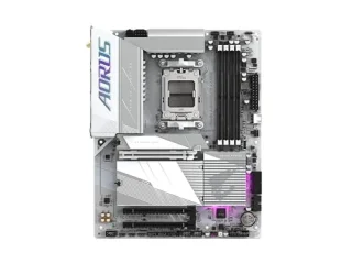 GIGABYTE B650E AORUS ELITE X AX ICE AMD B650E ATX Motherboard AM5 for Ryzen 7000/8000/9000 CPUs, DDR5-8000+ (OC), PCIe 5.0 & Dual PCIe 4.0 M.2, Wi-Fi 6E & Bluetooth, 2.5GbE LAN, HDMI/DisplayPort, USB 3.2 Gen2/Gen1 – High-Performance White Gaming/Build Board