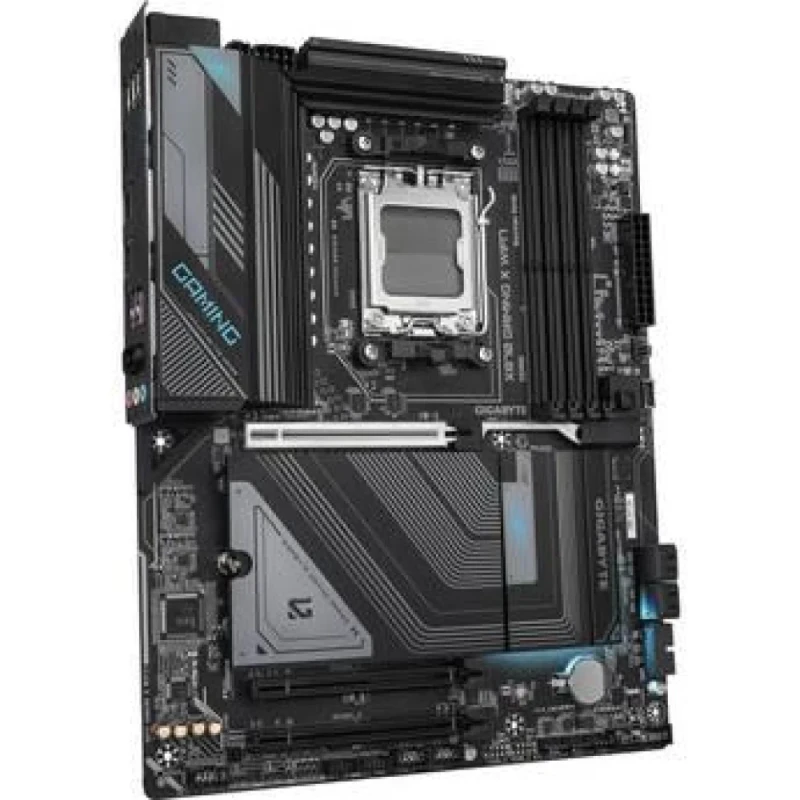 GIGABYTE X870 GAMING X WIFI7 AMD X870 ATX Motherboard – AM5 Socket for Ryzen 7000/8000/9000 Series, DDR5 Dual-Channel (4x DIMM up to 8000+ MT/s), PCIe 5.0 x16 & Multiple M.2 Slots (PCIe 5.0/4.0), Wi-Fi 7 & 2.5GbE LAN, Dual USB4 Type-C (40 Gb/s), HDMI, USB 3.2 Gen2/Gen1, High-Definition Audio, Advanced Thermal Armor & EZ-Latch Design - Featured Image