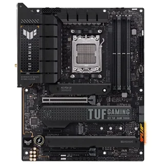 ASUS TUF GAMING X670E-PLUS WIFI AMD X670E ATX Motherboard – AM5 Socket for Ryzen 7000/8000/9000 Series, DDR5 4800–6400+ (OC) up to 128 GB, PCIe 5.0 x16 & PCIe 4.0 Expansion, Wi-Fi 6E + Realtek 2.5 Gb LAN, 4xM.2 & SATA Storage, USB 3.2 Gen2x2 Type-C, AI Noise Cancelation & Comprehensive Cooling