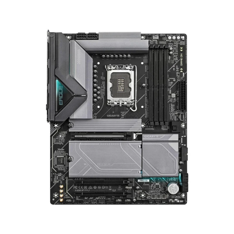 Gigabyte Z890 EAGLE WIFI7 ATX Motherboard – Intel Z890 Chipset, LGA1851 for Intel Core Ultra Processors, DDR5 up to 8800+ MHz (OC), 4x M.2 (PCIe 5.0 + PCIe 4.0), PCIe 5.0 x16, Wi-Fi 7 & Bluetooth, 2.5 GbE LAN, USB4 Type-C, Realtek ALC1220 7.1 Audio, Robust VRM & Advanced Connectivity - Featured Image