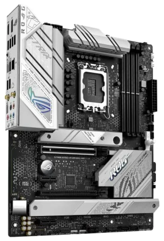 ASUS ROG STRIX B760-A GAMING WIFI ATX Motherboard – Intel B760 Chipset, LGA 1700 for Intel 12th/13th Gen CPUs, DDR5 up to 7800+ MHz (OC), PCIe 5.0 x16 & 3x M.2 Slots, Intel Wi-Fi 6E & Bluetooth 5.3, 2.5 Gb LAN, USB 3.2 Gen2x2 Type-C, Realtek ALC4080 7.1 Audio, Aura Sync RGB - Featured Image