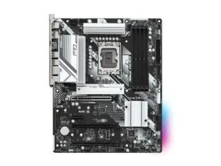 ASRock B760 Pro RS ATX Intel B760 Motherboard – LGA1700 Socket for 14th/13th/12th Gen Intel Core CPUs, 4x DDR5 DIMMs (up to 7200+ MT/s OC), PCIe 5.0/4.0/3.0 Expansion, Triple M.2 + 4x SATA3 Storage, 2.5 Gb LAN, HDMI & DisplayPort I/O – Performance Desktop Board