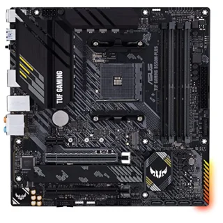 ASUS TUF GAMING B550M-PLUS AMD B550 AM4 Micro-ATX Gaming Motherboard – PCIe 4.0, Dual M.2, 10-Stage Power Design, 2.5Gb LAN, USB 3.2 Gen 2 Type-A & Type-C, HDMI & DisplayPort, DDR4 up to 128GB, Aura Sync RGB