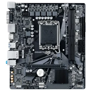 GIGABYTE H610M S2H V2 LGA1700 Micro-ATX Motherboard – Intel H610 Chipset, Supports 12th/13th/14th Gen Intel Core, Dual DDR5/DDR4 (Model-Specific), 1xPCIe x16 & 1xPCIe x1, 1xM.2 & SATA III Storage, Realtek Gigabit LAN, USB 3.2 Gen1, HDMI/DVI-D/VGA Outputs, Realtek ALC897 Audio
