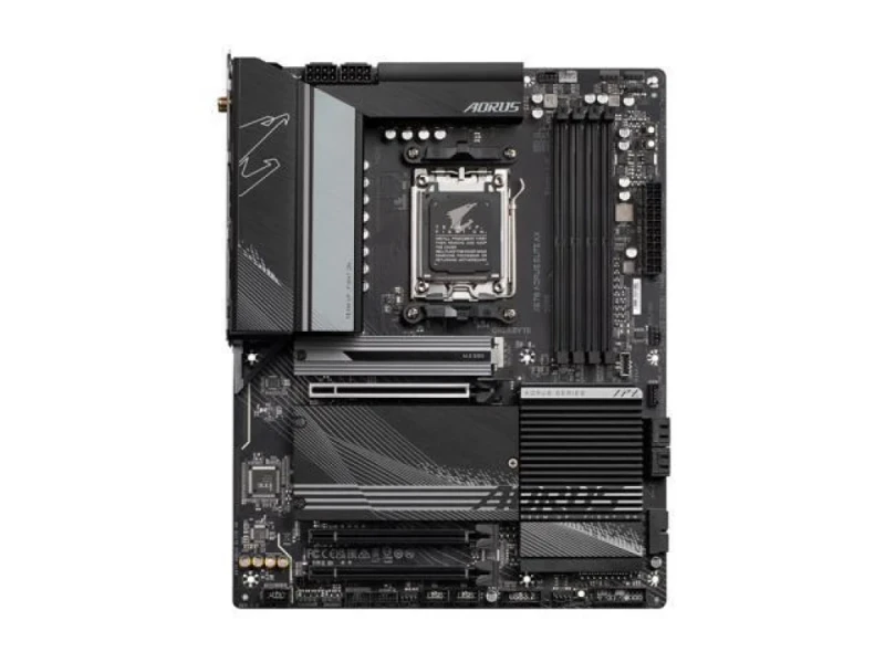 GIGABYTE X670 AORUS ELITE AX AMD AM5 ATX Motherboard – AMD X670 Chipset, DDR5 4400–8000+ (4x DIMM) Support, PCIe 5.0 & 4x PCIe 4.0 M.2 Slots, Wi-Fi 6E (802.11ax) & Bluetooth, 2.5 GbE LAN, USB 3.2 Gen2x2 Type-C, HDMI, Dual BIOS, High-Performance VRM for Gaming & Content Creation - Featured Image