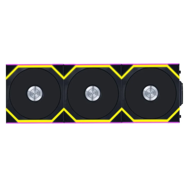 Lian Li UNI FAN SL Wireless 120 Reverse Blade ARGB PWM 3-Pack – Wireless L-Connect 3 Control Included, 3x 120 mm PWM Fans with Reverse Blade Design, Fluid Dynamic Bearings, up to 2000 RPM, ~69.5 CFM Airflow, 4-Pin PWM + SATA Power, Interlocking Modular Fans for PC Case Cooling (Black/White) - Featured Image