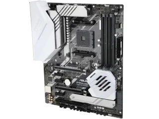 ASUS PRIME X570-PRO AMD X570 ATX Motherboard AM4 Socket, DDR4 up to 4400MHz, 4 DIMM Slots, PCIe 4.0 x16 & PCIe 4.0 x1 Expansion, Dual M.2 NVMe + 6 SATA 6Gb/s, USB 3.2 Gen2 Type-A & USB-C, HDMI/DisplayPort, Intel Gigabit LAN, Realtek 8-Channel HD Audio, Aura Sync RGB