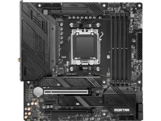 MSI MAG B650M MORTAR WIFI Micro-ATX AM5 Motherboard – AMD B650 Chipset, Socket AM5 for Ryzen 9000/8000/7000 Series, 4x DDR5 DIMM (Up to 256 GB, 7600+ OC), PCIe 4.0 x16 & x4, 2x M.2 & 6x SATA Storage, Wi-Fi 6E & Bluetooth 5.3, Realtek 2.5 Gb LAN, HDMI 2.1 & DisplayPort 1.4, USB 3.2 Gen2/Gen2x2 Ports, Steel Armor & Extended Heatsinks