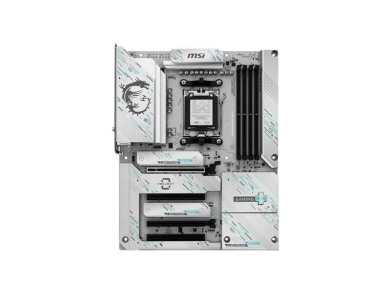 **MSI B850 GAMING PLUS WIFI PZ ATX AM5 Motherboard – AMD B850 Chipset, Socket AM5 for Ryzen 9000/8000/7000 Series, 4x DDR5 (Up to 256 GB, 8200+ OC), PCIe 5.0 x16 & PCIe 4.0/3.0 Expansion, 3x M.2 & 4x SATA6Gb/s Storage, Realtek 8126VB 5G LAN, Wi-Fi 7 + Bluetooth 5.4, USB-C & USB 10 Gbps, DisplayPort 4K@60Hz, Audio Boost 7.1 - Featured Image