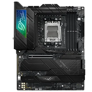 ASUS ROG STRIX X670E-F GAMING WIFI ATX Motherboard – AMD X670 Chipset for AM5 Ryzen 7000, DDR5 Memory Support, PCIe 5.0 x16 & 4x M.2 Slots, Wi-Fi 6E & Intel 2.5G LAN, USB 3.2 Gen2x2 Type-C, SupremeFX ALC4080 Audio, Aura Sync RGB & Advanced AI/Overclocking Features for Gaming/Creator Builds