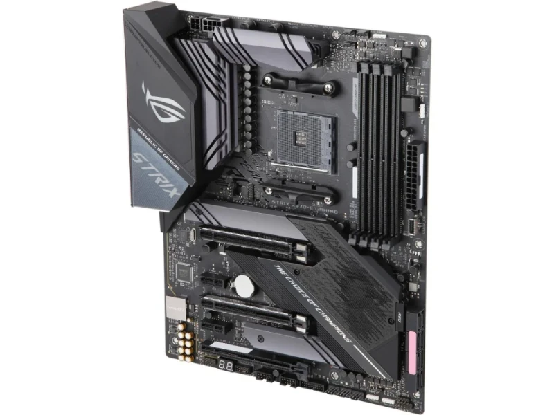 ASUS ROG Strix X570-E Gaming ATX Motherboard – AMD X570, AM4 Socket (Ryzen 5000/3000/2000), 4x DDR4 5100 OC, Dual PCIe 4.0 x16, Dual M.2 NVMe & 8x SATA III, Intel 2.5Gb & Gigabit LAN, Wi-Fi 6 + Bluetooth 5.0, SupremeFX 8-Ch Audio S1220A, HDMI/DisplayPort, Aura Sync RGB – High-End Gaming/PC Build - Featured Image