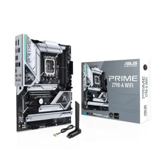 ASUS PRIME Z790-A WIFI Intel Z790 ATX Motherboard – LGA 1700 for 12th/13th Gen Intel Core CPUs, DDR5 7200+ (OC) Support, 4x DIMM (192 GB), 4x M.2 NVMe & SATA, PCIe 5.0/4.0 Slots, Wi-Fi 6E (802.11ax) + Bluetooth 5.3, Intel 2.5 Gb LAN, USB-C 3.2 Gen2x2, HDMI/DisplayPort, Realtek 7.1 Audio – High-Performance PC Build